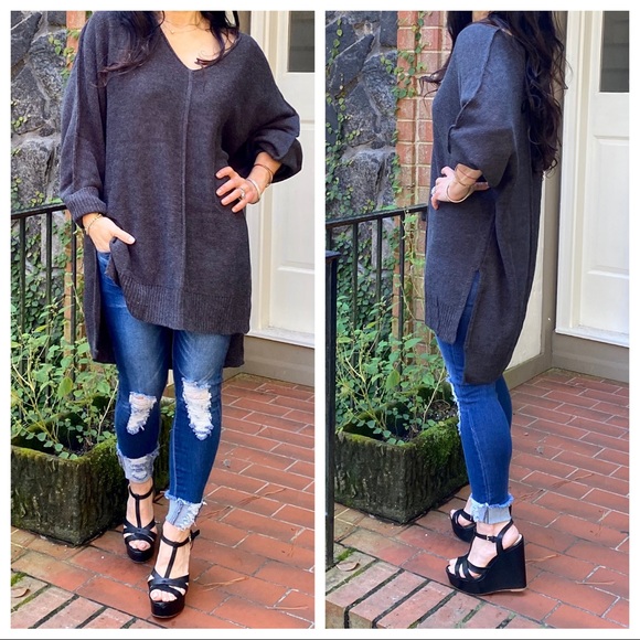 ✨LAST ONE✨Chic V Neck Oversized sweater - Picture 5 of 9